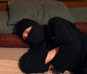 Featured Image Of A Ninja Asleep.