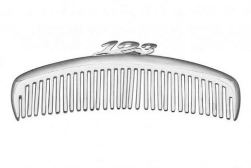 Featured Topic Image Comb With Small Handle Formed By Numbers 1,2 and 3.