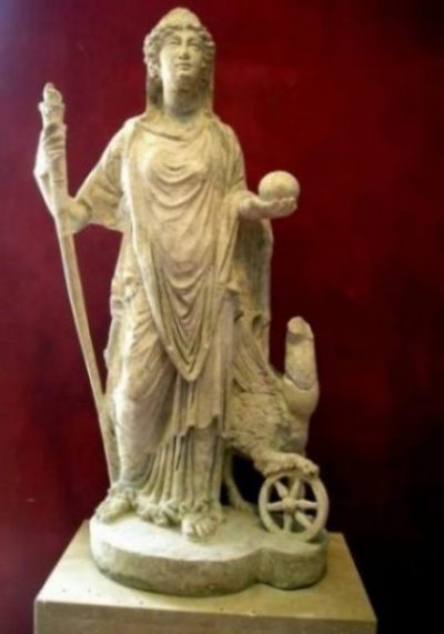 Featured Topic Image Statuette Of Nemesis Of Ancient Greece.