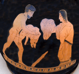 photocredit/thanks:pinterest Featured Topic Heracles/Hercules Clothes Swapping With Queen Omphale.