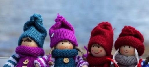 Featured Image Of Four Winter Dressed Baby Dolls.